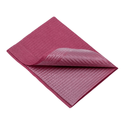 AMPri Dental Einweg Patientenservietten 33 x 45 cm, verschiedene Farben | Karton (4 Packungen)