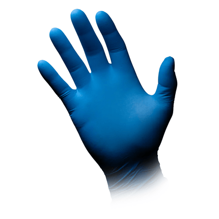 AMPri MED-COMFORT BLUE ULTRA 300 Nitrilhandschuhe extra Lang puderfrei, blau