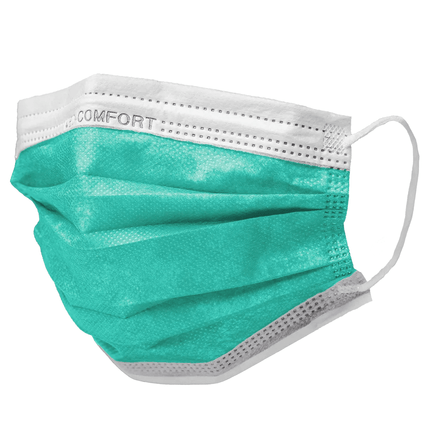 AMPri MED-COMFORT OP Maske Typ IIR, verschiedene Farben | Box (50 Stück)