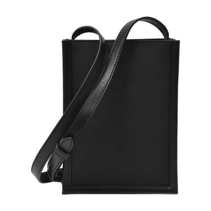 Mini Crossbody schwarze Ledertasche