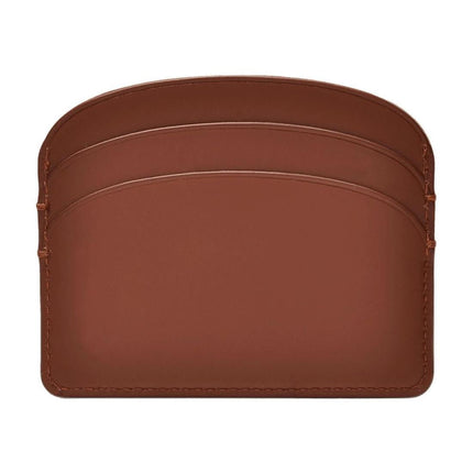 Demi-Lune Card Holder - A.P.C. - Hazelnut - Leather