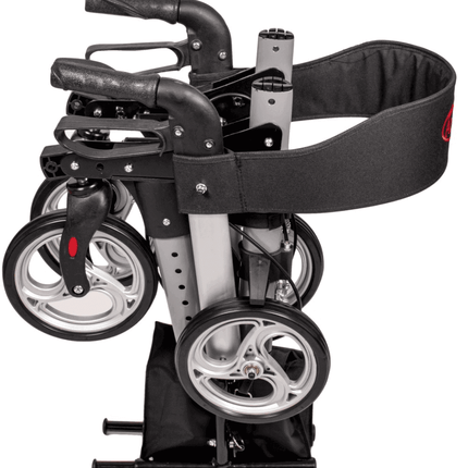 Antar Rollator Leichtgewicht 3-fach faltbar Reise Rollator aus Aluminium