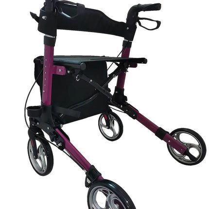 Antar Rollator Leichtgewicht 3-fach faltbar Reise Rollator aus Aluminium