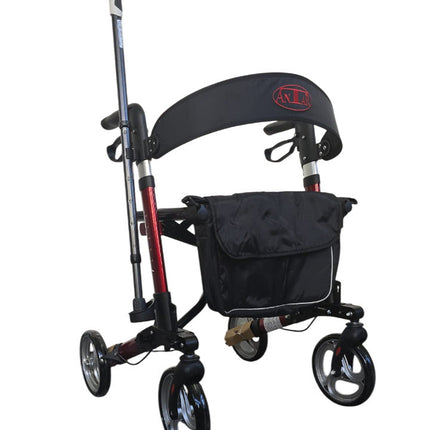 Antar Rollator Leichtgewicht 3-fach faltbar Reise Rollator aus Aluminium