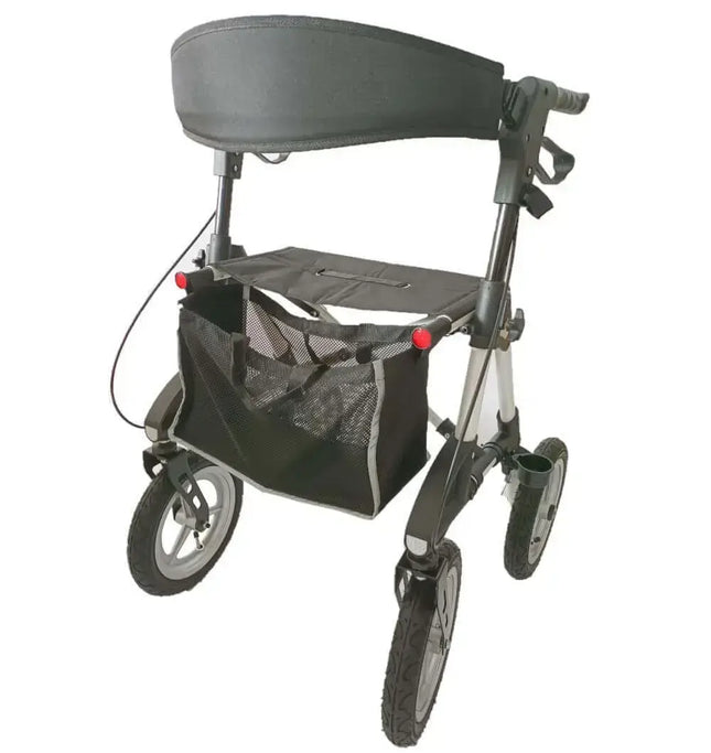 Outdoor Rollator mit Lufträdern – faltbar, 9 kg & bis 136 kg belastbar