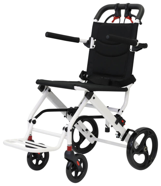 Leichter faltbarer Transportrollstuhl aus Aluminium bis 7,5 kg