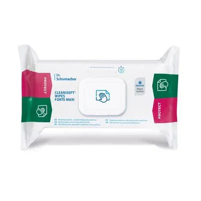 Dr. Schumacher Cleanisept® Wipes Forte Max| Packung (100 Tücher)
