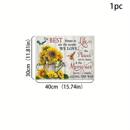 Abtropfmatte "SunFlower" schnell trocknend für Wohnmobil