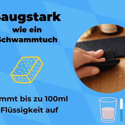 München Spültücher bedruckt Set (5x) - Souvenir & Geschenkidee