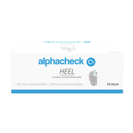 Alphacheck HEEL Inzisions-Sicherheitslanzetten, verschiedene Größen