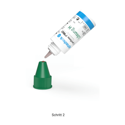 Alphacheck CareSens PRO Kontrolllösung L+H | Packung (2 Fläschchen)