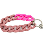 Altrosa/Neon Pink / Silber