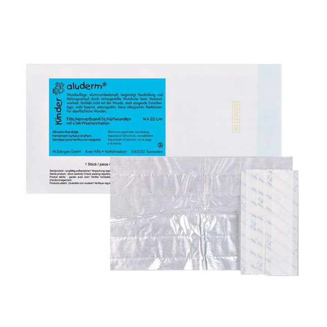aluderm® Kinder Flächenverband Schürfwunden | Packung (1 Stück)