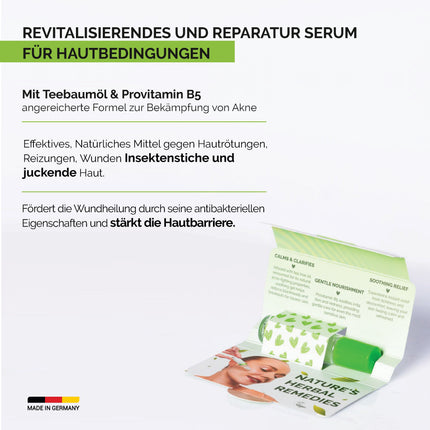 SOS Teebaumöl Serum Akut-Hilfe bei Pickeln, Rötungen & Hautreizungen 10 ml