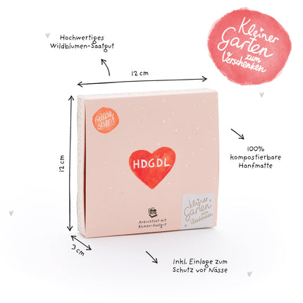 Pflanzkästchen - HDGDL - Hab dich ganz doll lieb