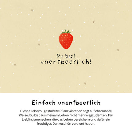 Pflanzkästchen - Unentbeerlich