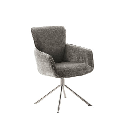 AMBER 4-Fuß Stuhl mit Armlehnen - 2er Set