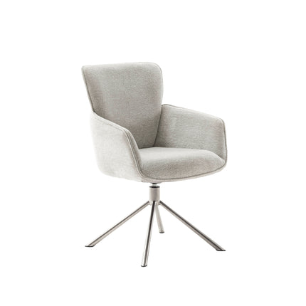 AMBER 4-Fuß Stuhl mit Armlehnen - 2er Set