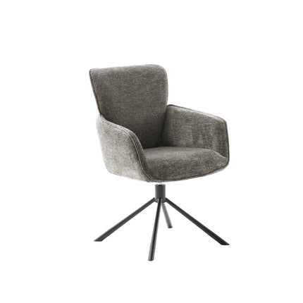 AMBER 4-Fuß Stuhl mit Armlehnen - 2er Set