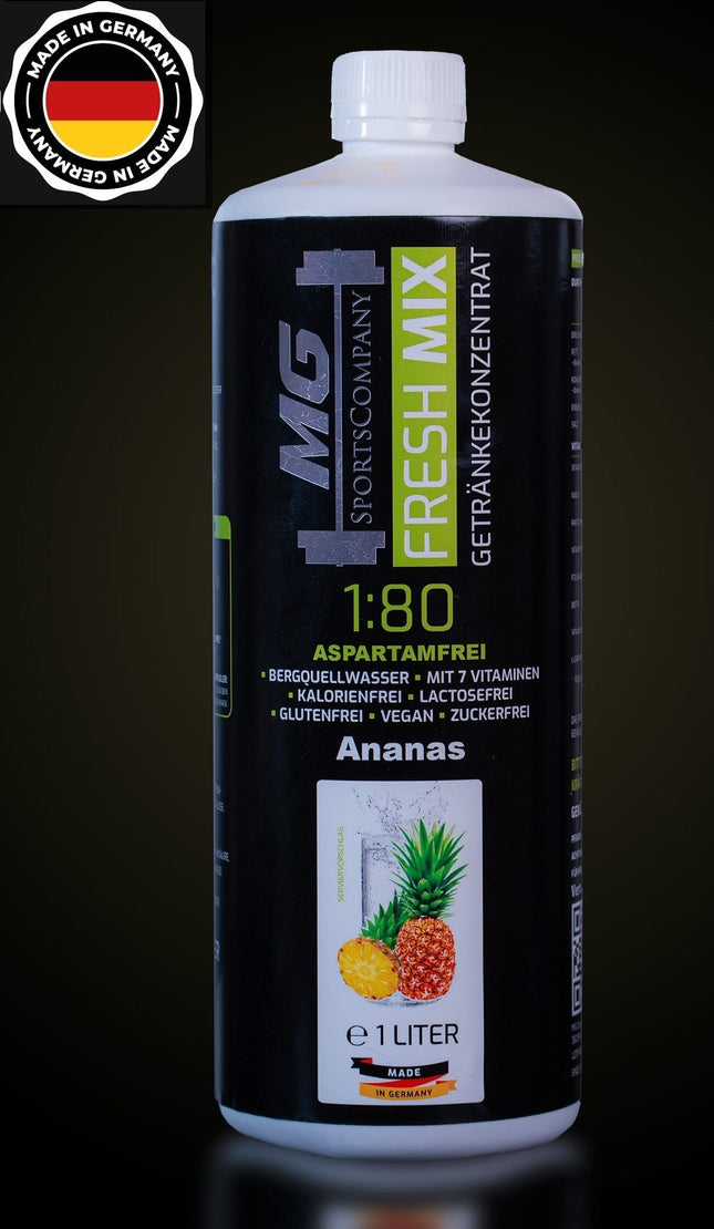 Fitness Getränkekonzentrat - Ananans - mit 7 Vitaminen ergibt 80 Liter