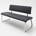 Schwarz / PU / 155cm