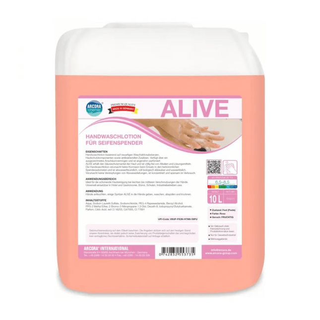 Arcora Alive Handwaschlotion Für Seifenspender | Kanister (10 l)