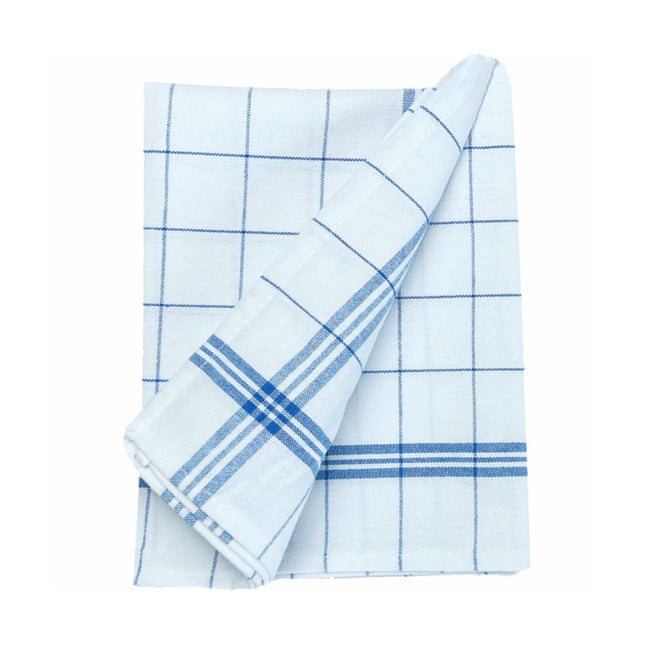 Arcora Profi Geschirrtuch Blau-Weiss | Packung (10 Stück)