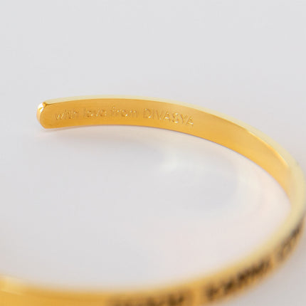 Karma Armband | vergoldet | Good Karma comes back