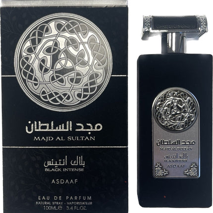 Asdaaf/Majd Al Sultan Black Intense EDP 100ml