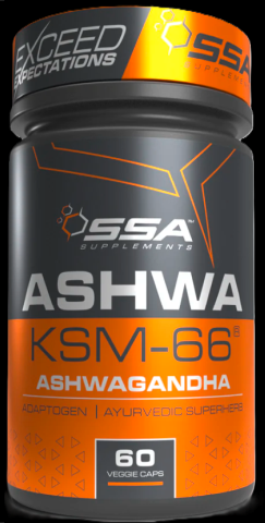 Ashwagandha - SSA Suplements - 60 Veggie Kapseln