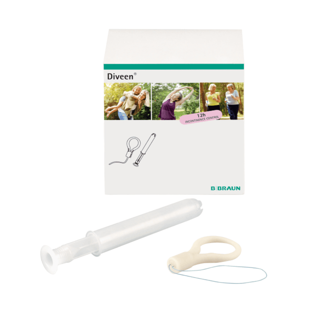 B.Braun Diveen® Vaginaltampon zur Kontrolle von Stress- und Mischinkontinenz | Packung (5 Stück)