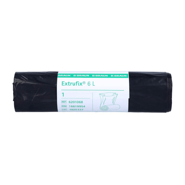 B. Braun Extrufix® Müllbeutel aus LDPE, 6 Liter | Packung (1 Stück)