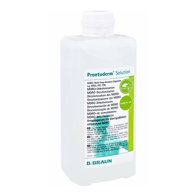 B.Braun Prontoderm® Lösung zur MRE-Dekolonisation von Haut und Schleimhaut