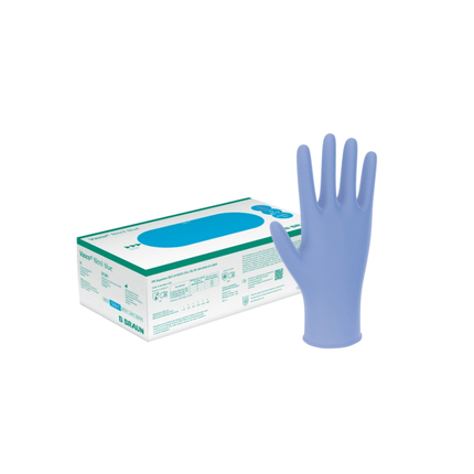 B. Braun Vasco® Nitril blue Untersuchungshandschuh mit Rollrand