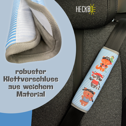 Auto Gurtschutz Piraten-Tiere