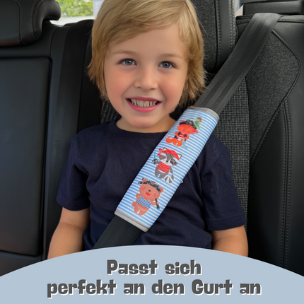 Auto Gurtschutz Piraten-Tiere