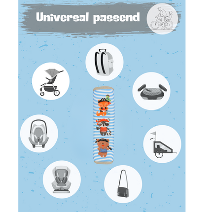 Auto Gurtschutz Piraten-Tiere