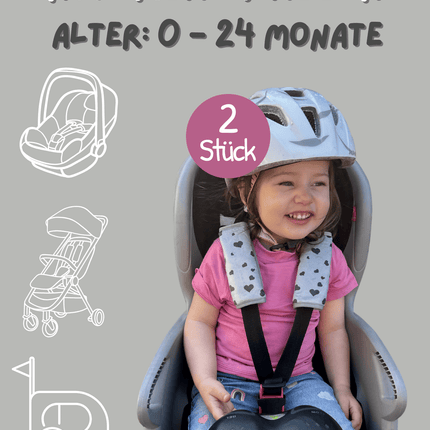 Baby Gurtschutz Herz