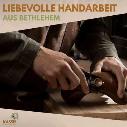 Schutzengel Handschmeichler aus Olivenholz mit Spruch „Lieblingsmensch“ | Mutmacher Glücksbringer Geschenk Liebe, Geburtstag