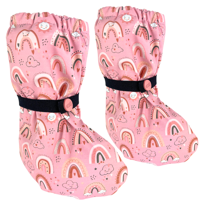 Füßlinge ohne Innen-Futter - Regenbogen