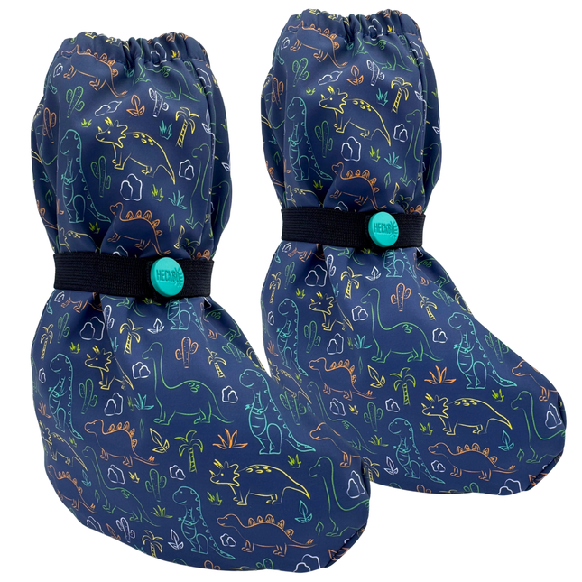 Füßlinge ohne Vlies-Futter - Dinosaurier