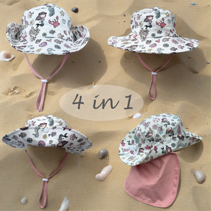 Baby Sonnenhut Meerjungfrau 6 - 24 Monate