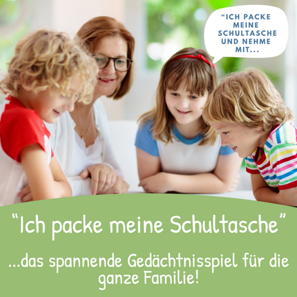 Kartenspiel "Ich packe meine Schultasche und nehme mit"