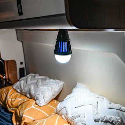 The Utility Lamp Magnetic - With Mosquito Function - Offrotie 3D Printed Base - 180 Lumen Waterproof - Portable for Vanlife