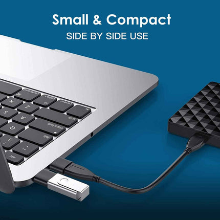 2 Stück USB Adapter Wandler Konverter USB 3.0 USB-C Stecker auf USB-A Buchse OTG