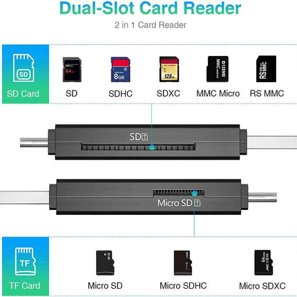 Kartenleser Kartenlesegerät Speicherkartenleser SD Card Reader USB 3.0 USB-C