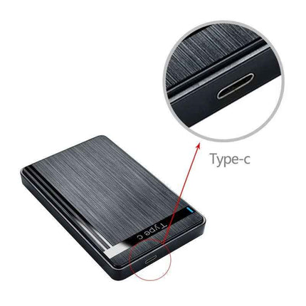 Externes Festplattengehäuse 2.5 Zoll USB 3.1 USB-C SATA HDD SSD Case Gehäuse