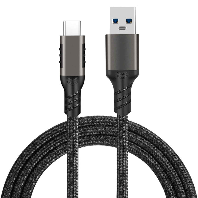 Typ-C Ladekabel USB-C USB-A Kabel 10Gbps 3A Nylon USB 3.2 Quick Charge QC 60W