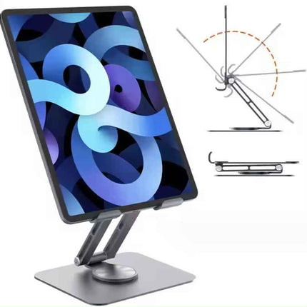 Tablet Ständer Halterung 360° Drehung Aluminium unterstützt Tablets bis 12 Zoll