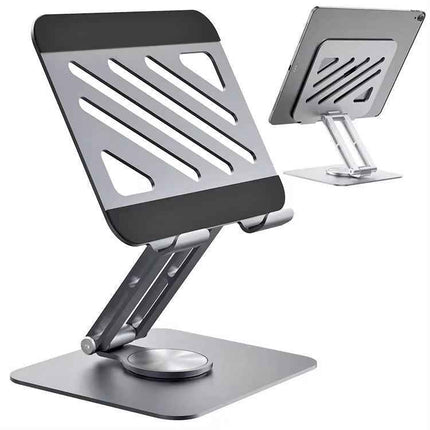 Tablet Ständer Halterung 360° Drehung Aluminium unterstützt Tablets bis 12 Zoll
